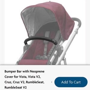 Uppababy Bumper Bar with Neoprene Cover